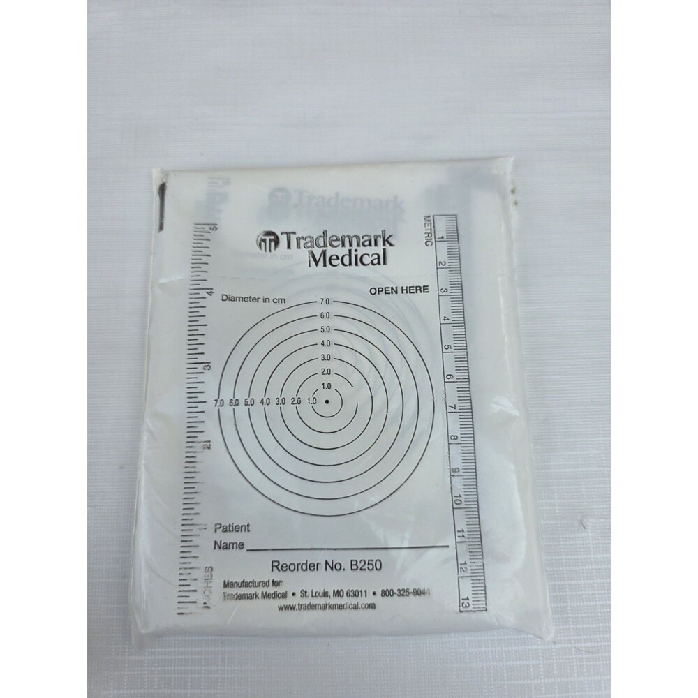 (Pack of 250) Wound Measurement Tools Wound Measuring Bullseye Guide Wound Me... - Picture 5 of 5